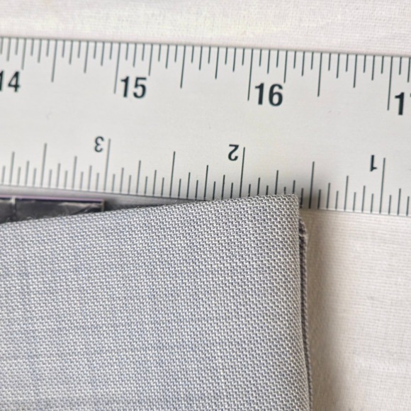 bar III 2 Piece Suit Mens 40S Pants 32x30 Light Grey Wool Blend Business Casual - Picture 14 of 16